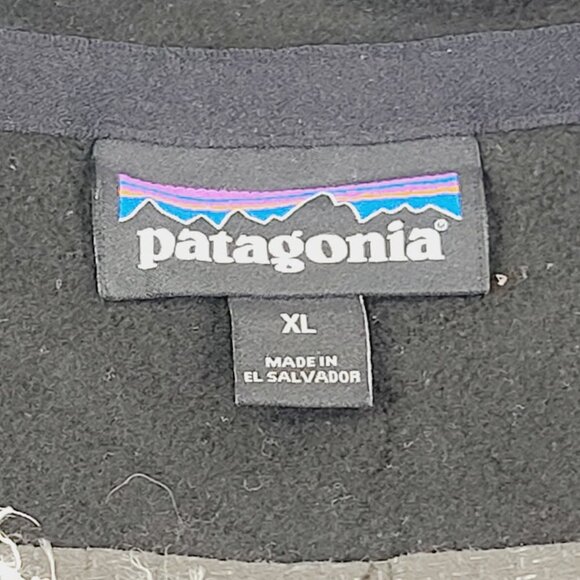 Patagonia Men's Black 1/4 Zip Long Sleeve Fleece Better Sweater Size XL - Picture 6 of 10